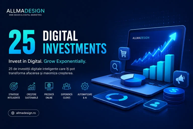25 de investiții digitale care pot ajuta o companie să crească 25 DIGITAL INVESTMENTS