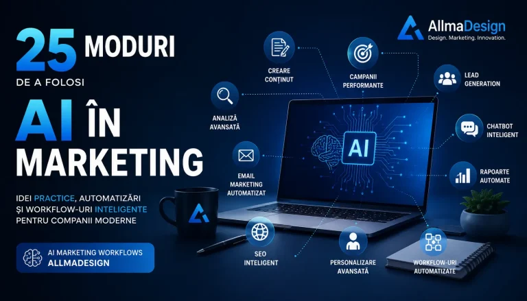 25 MODURI DE A FOLOSI AI IN MARKETING