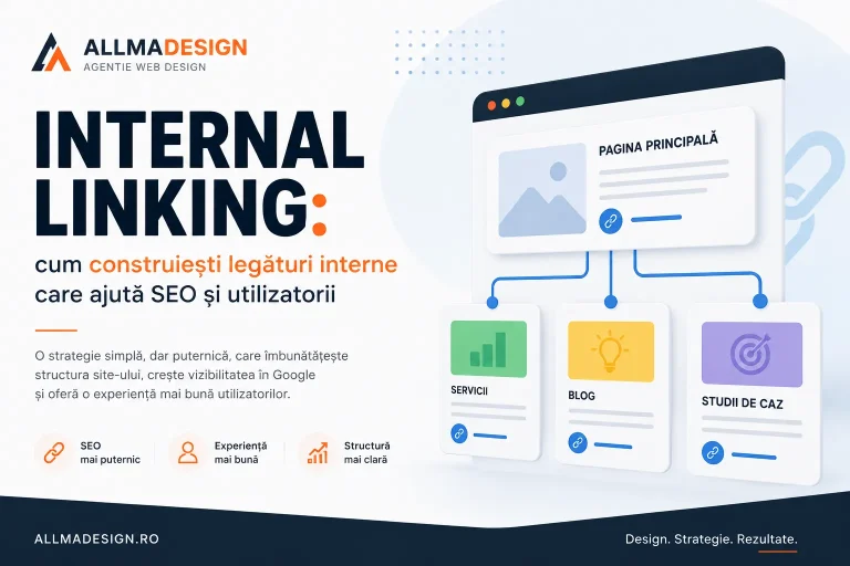 Infografică despre legături interne și SEO
