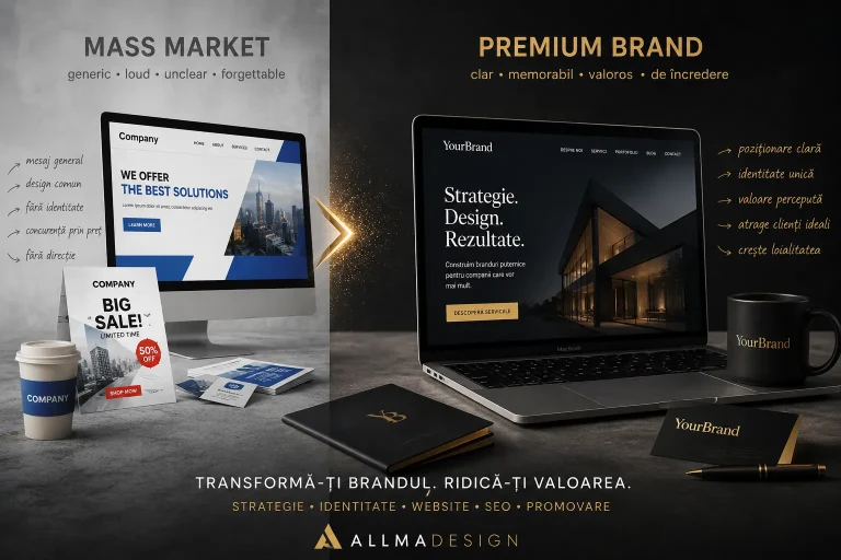 Mass market → premium brand