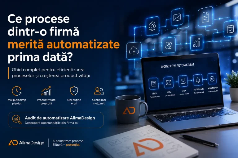 Ce procese dintr-o firmă merită automatizate prima dată?