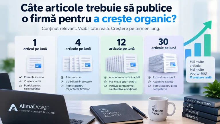 câte articole SEO pe lună