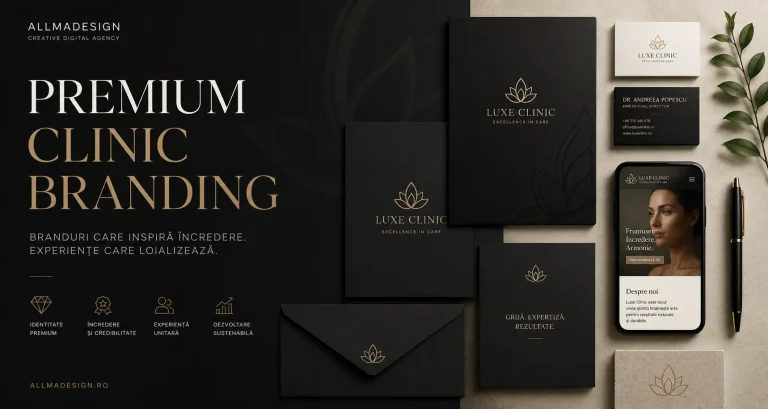 premium clinic branding.