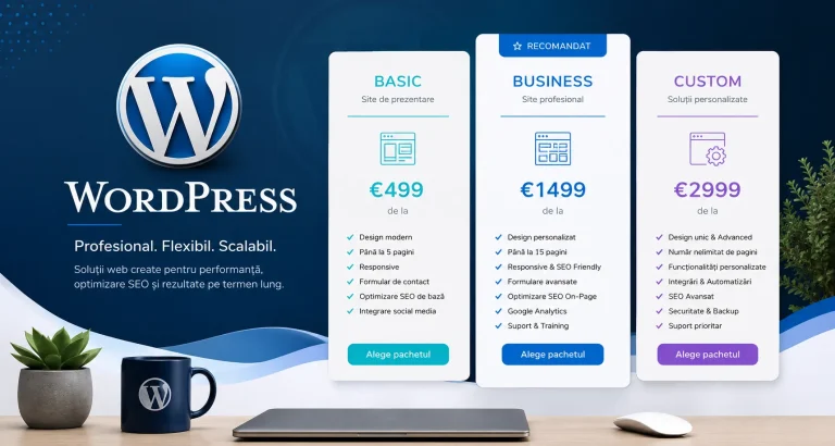 site WordPress preț