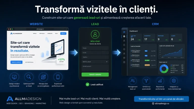 site care generează lead uri