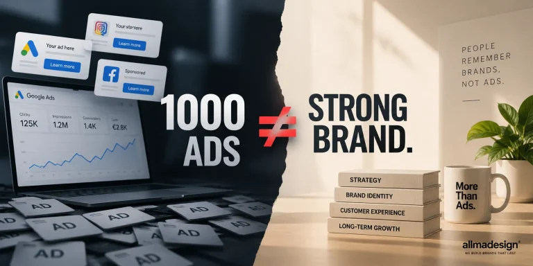 1000 ADS ≠ STRONG BRAND.
