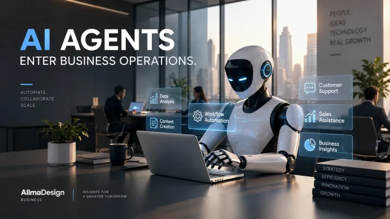 AI AGENTS ENTER BUSINESS OPERATIONS.