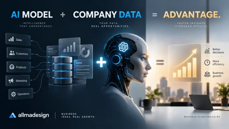 AI MODEL + COMPANY DATA = ADVANTAGE.