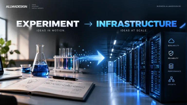 EXPERIMENT → INFRASTRUCTURE.