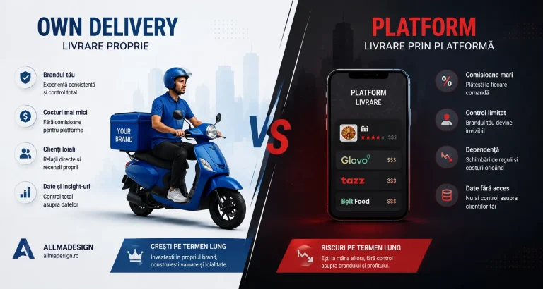 OWN DELIVERY VS PLATFORM.