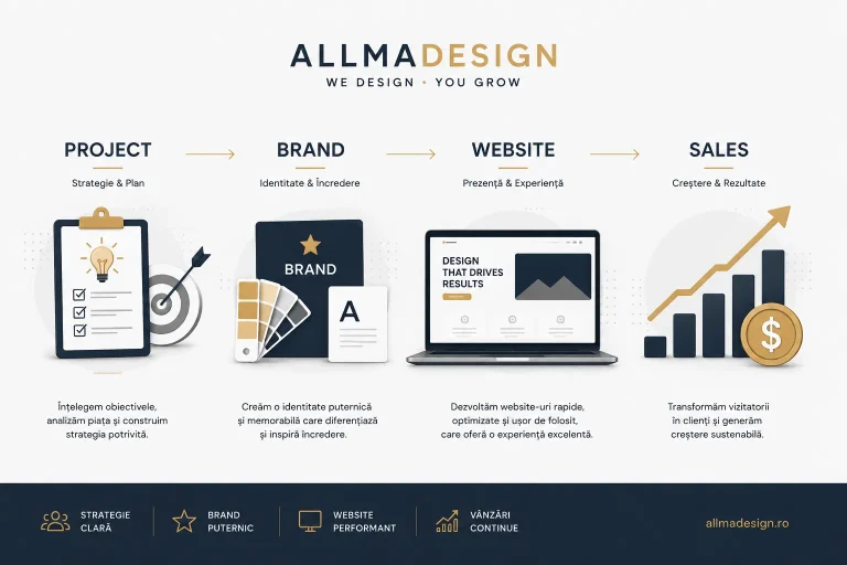 PROJECT → BRAND → WEBSITE → SALES.