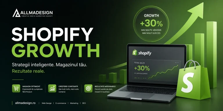 Shopify raportează creștere de peste 30% pe indicatori cheie: ce arată despre piața e-commerce SHOPIFY GROWTH +30%.