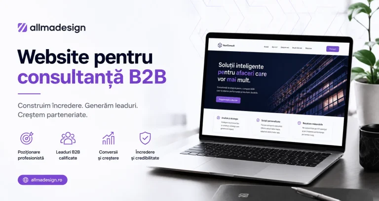 Website pentru consultanță B2B
